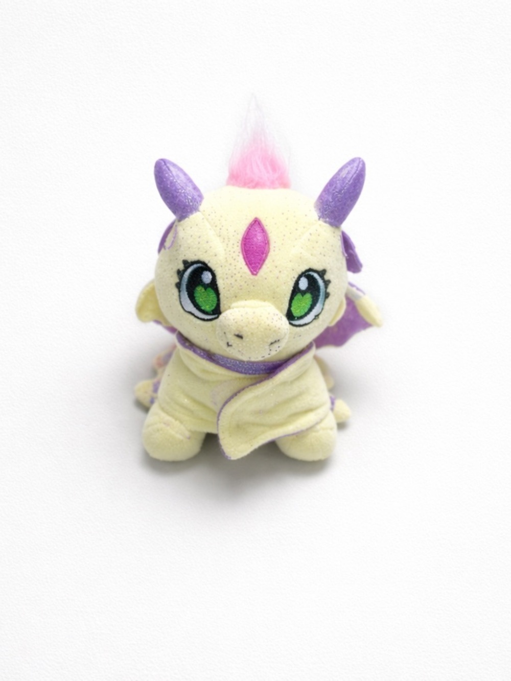 Baby Gemmy Dragons Plush Green And Purple Mystery 6 Inch 4134